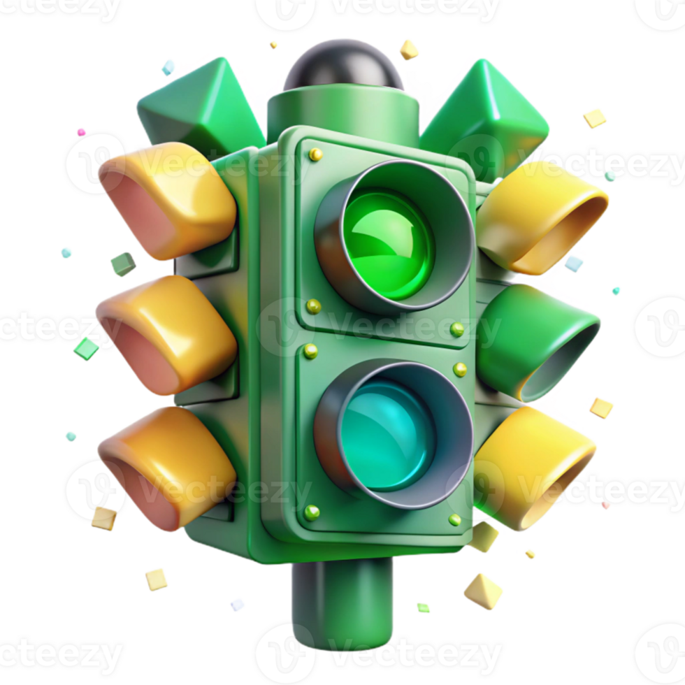 stunning creative Traffic Light Green Signal Transparent Background genuine png