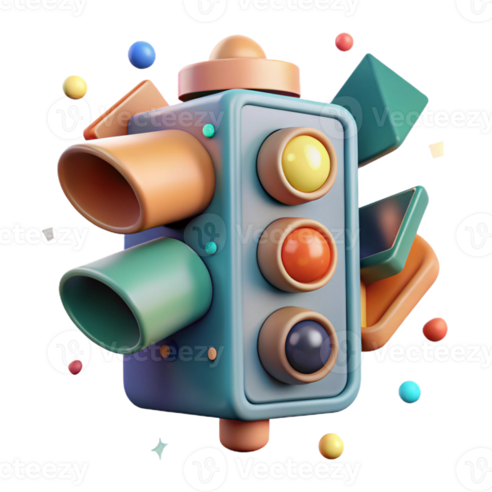 extraordinary contemporary Traffic Light Internal Mechanism Cutout for Technical Illustrations authentic png
