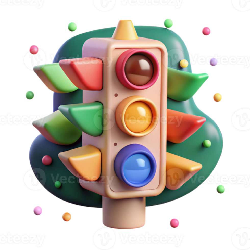 serene contemporary Traffic Light Modernization and Upgrades Cutout for Smart City Development high resolution png