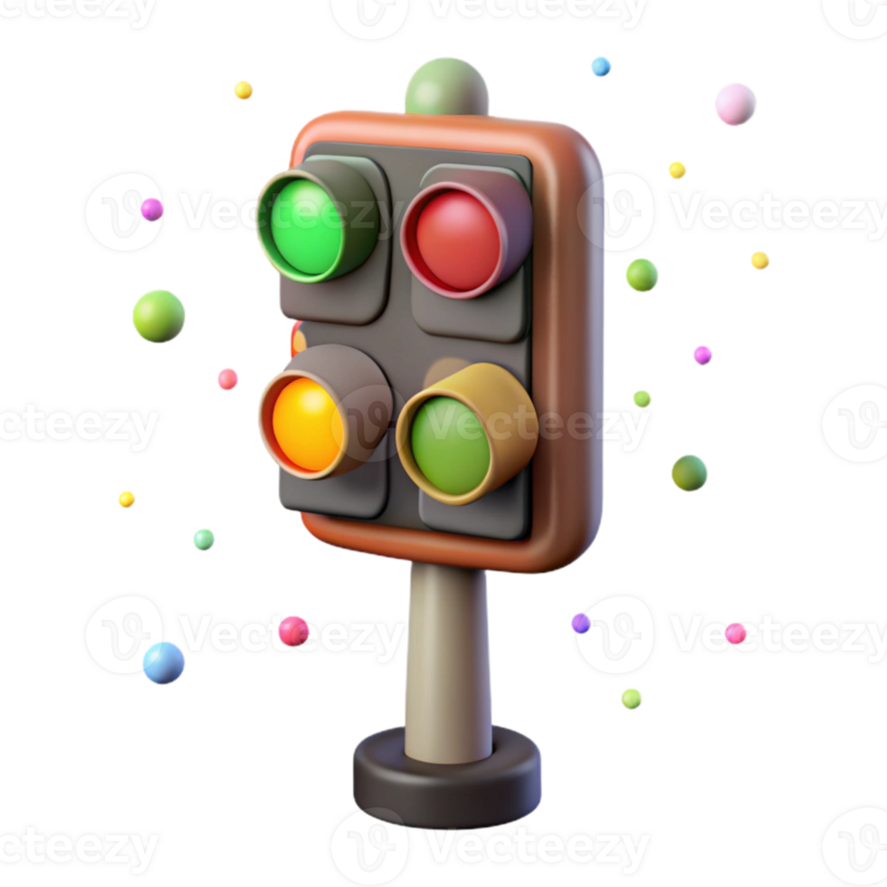 extraordinary contemporary Traffic Light Pole Attachment Isolated for Construction Projects detailed png