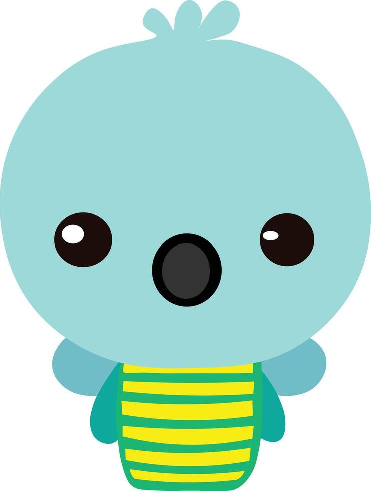 Cartoon character new style clipart funny art vector