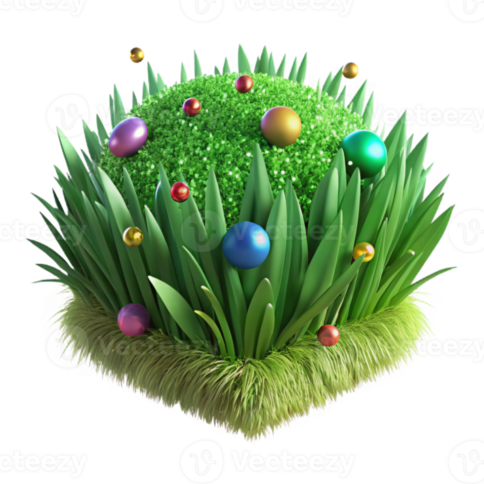 dramatic artistic Vibrant Green Grass Texture Transparent for Ecological Art high quality png