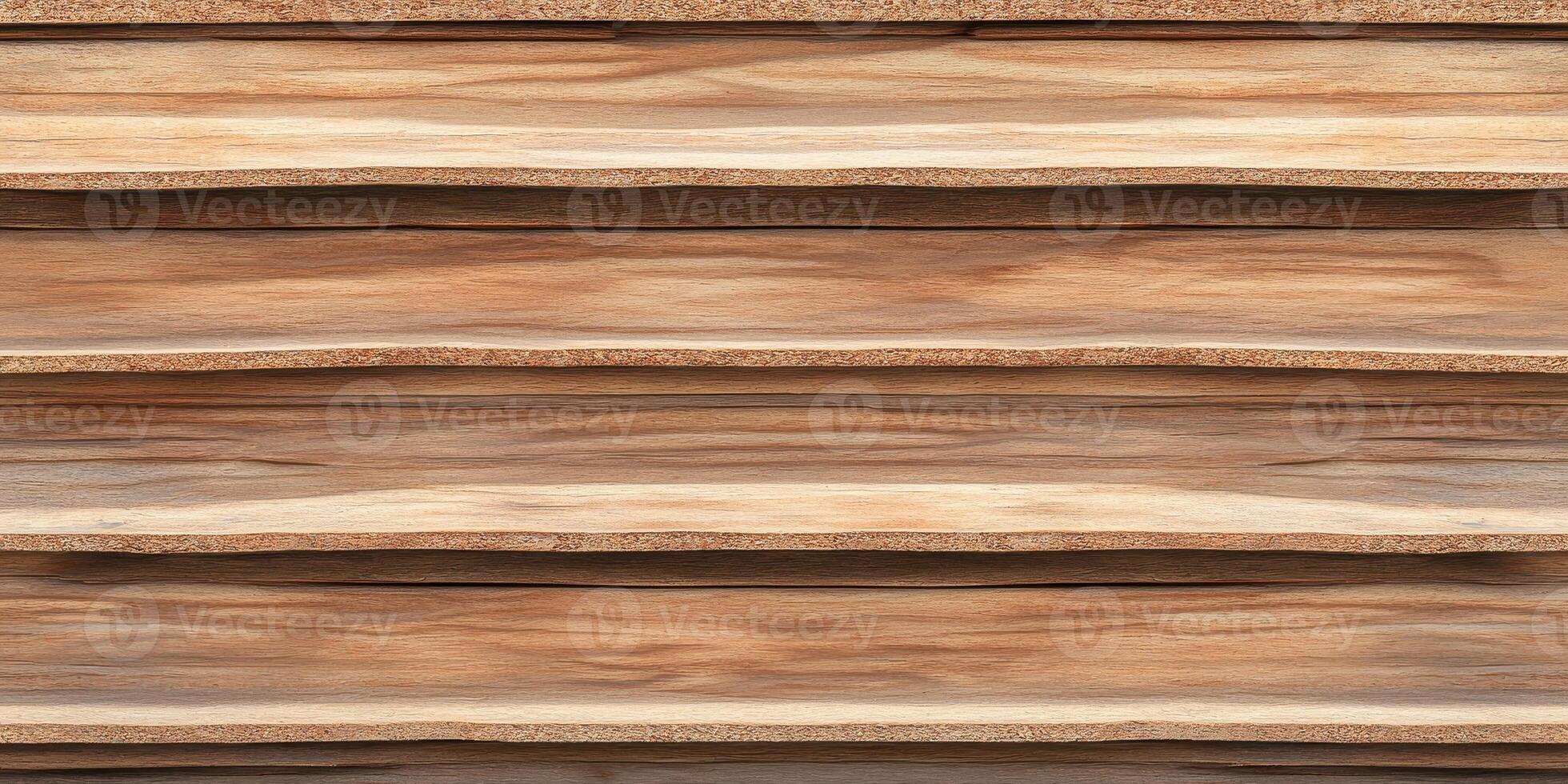 Natural wooden texture with layered planks ideal for rustic design concepts photo