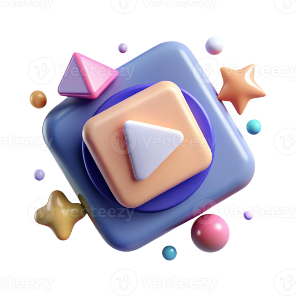 impressive vintage Marketing Play Button Icon Cutout for Youtube Channels genuine png