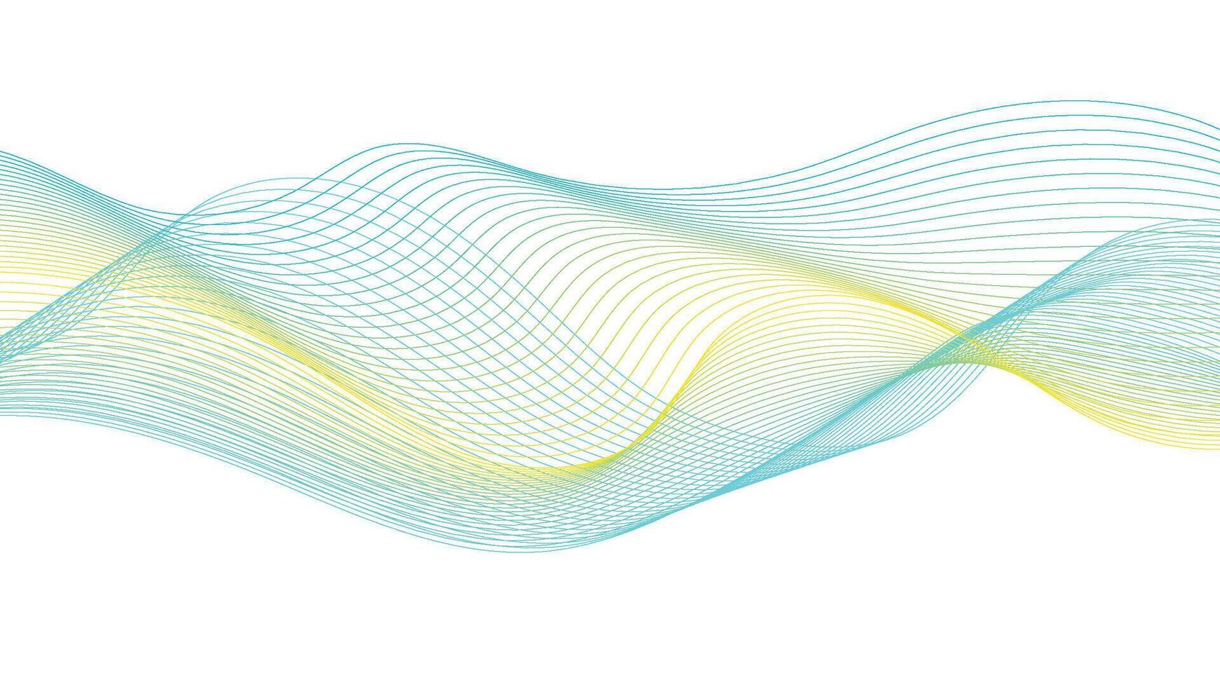 Minimalist Digital Wave Pattern on White Background vector