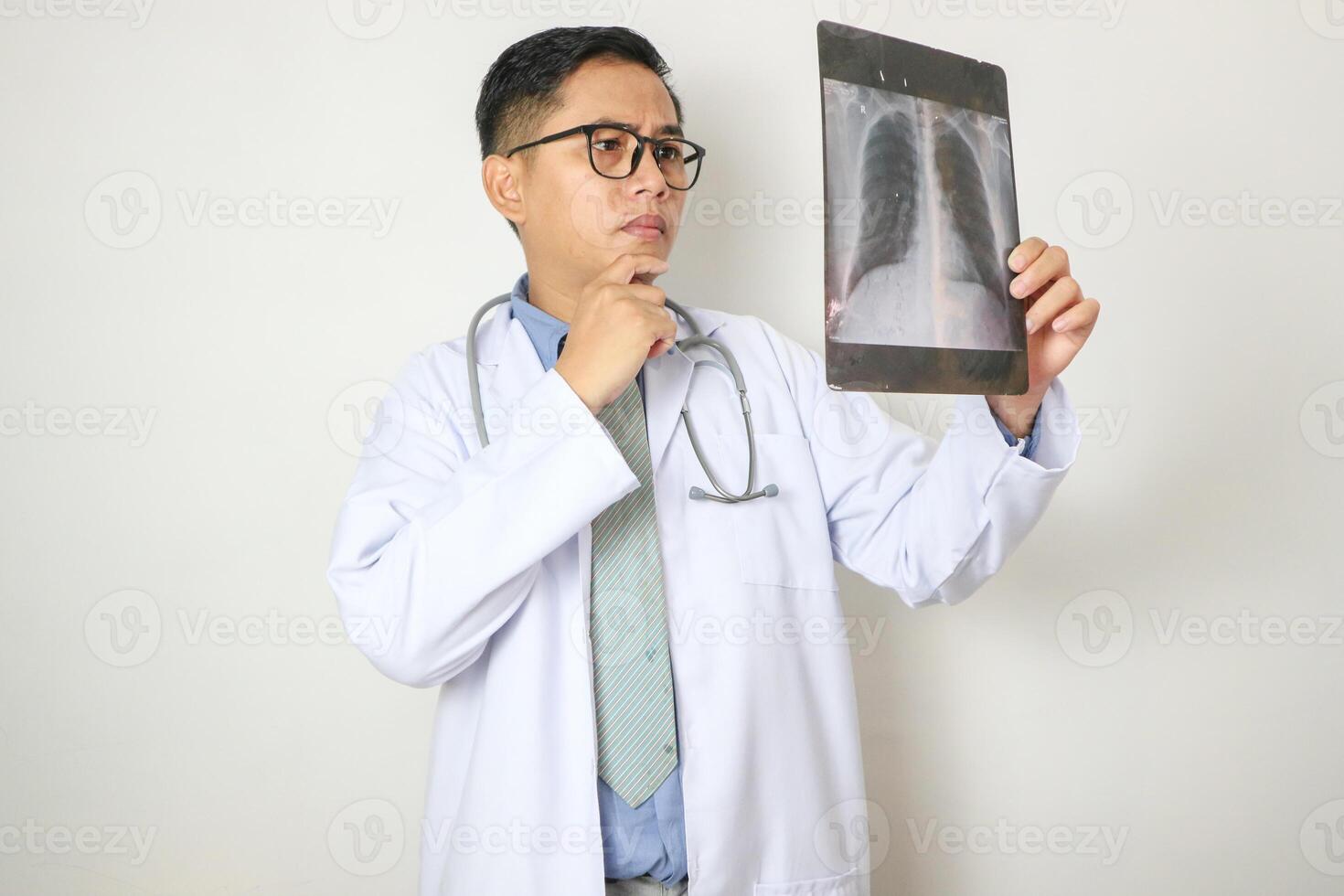 Doctor Checking X-ray photo