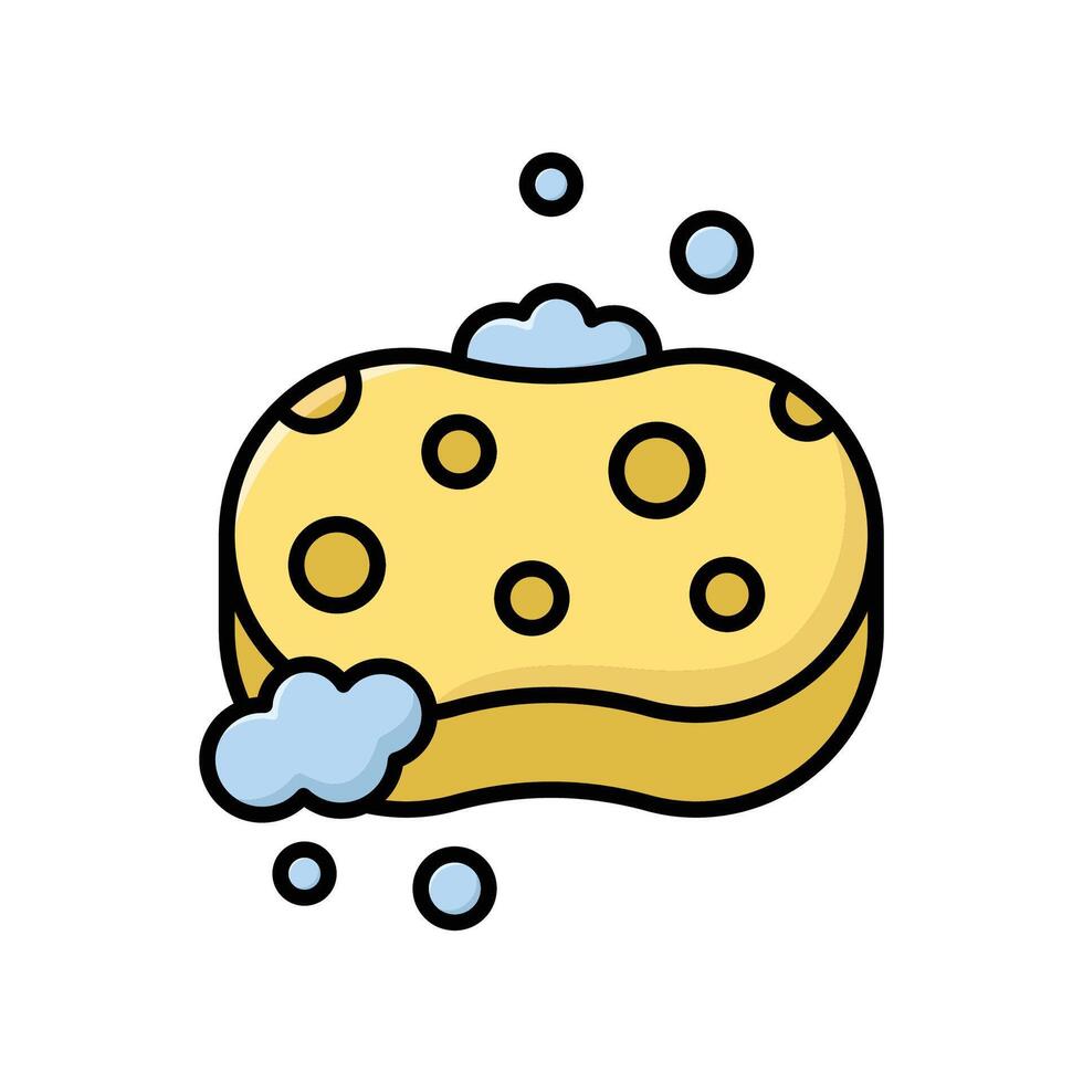 Minimalist Sponge Icons Collection vector
