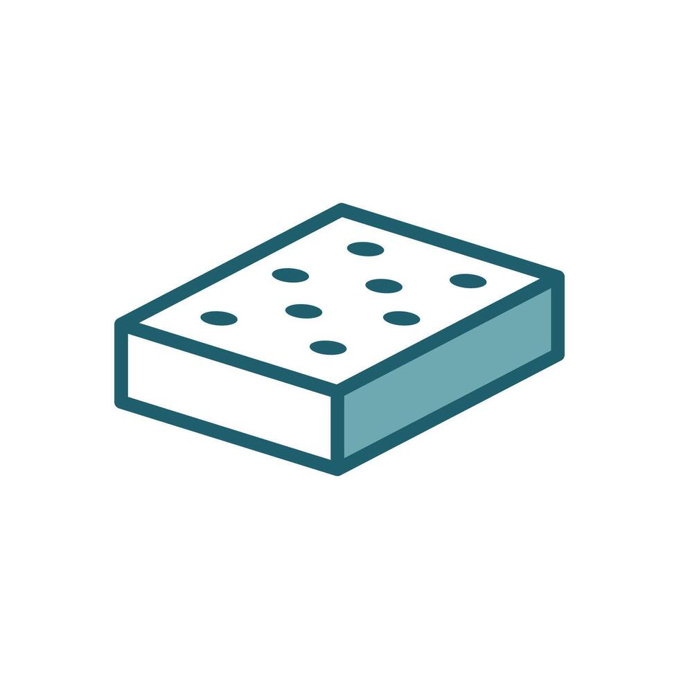 Cleaning Sponge Icon Set vector