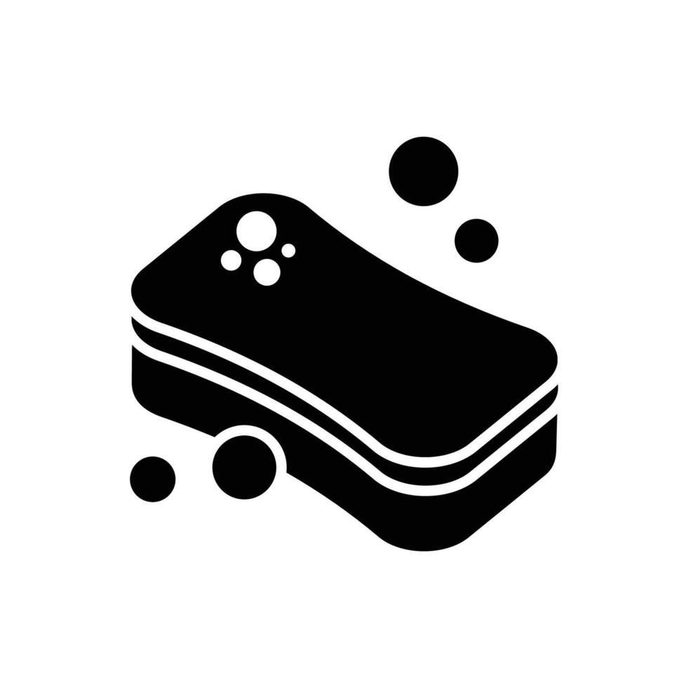 Household Sponge Icon Set vector