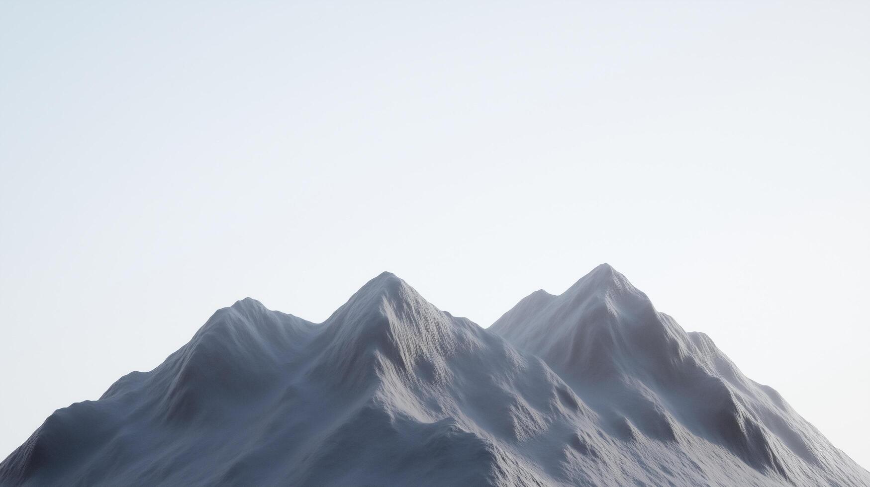 A mountain range with snow on the peaks and a clear blue sky in the background. The mountains are tall and majestic, creating a sense of awe and wonder. The sky is a bright blue photo