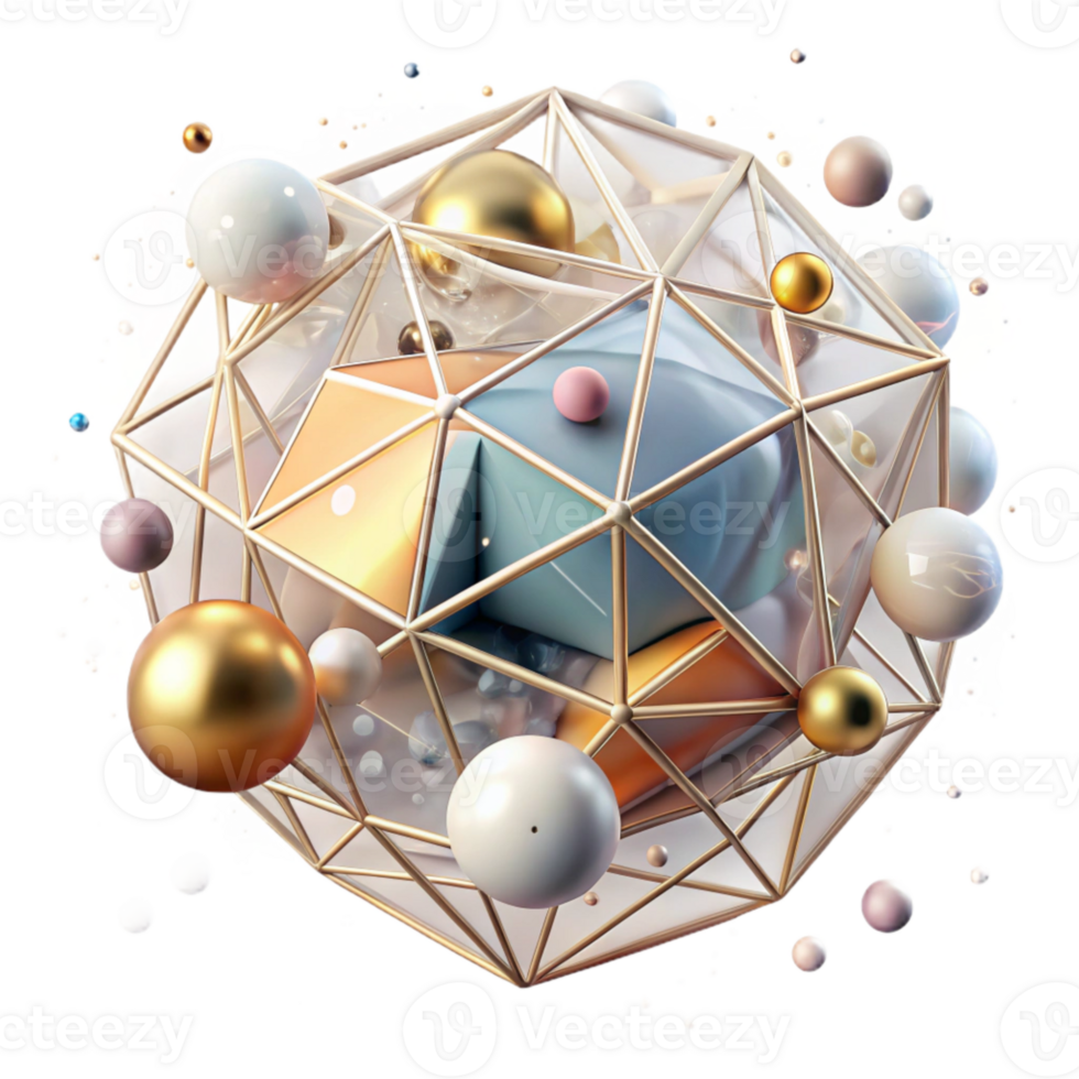 dramatic classic Voronoi Diagram Overlay Transparent for Photo Editing detailed png