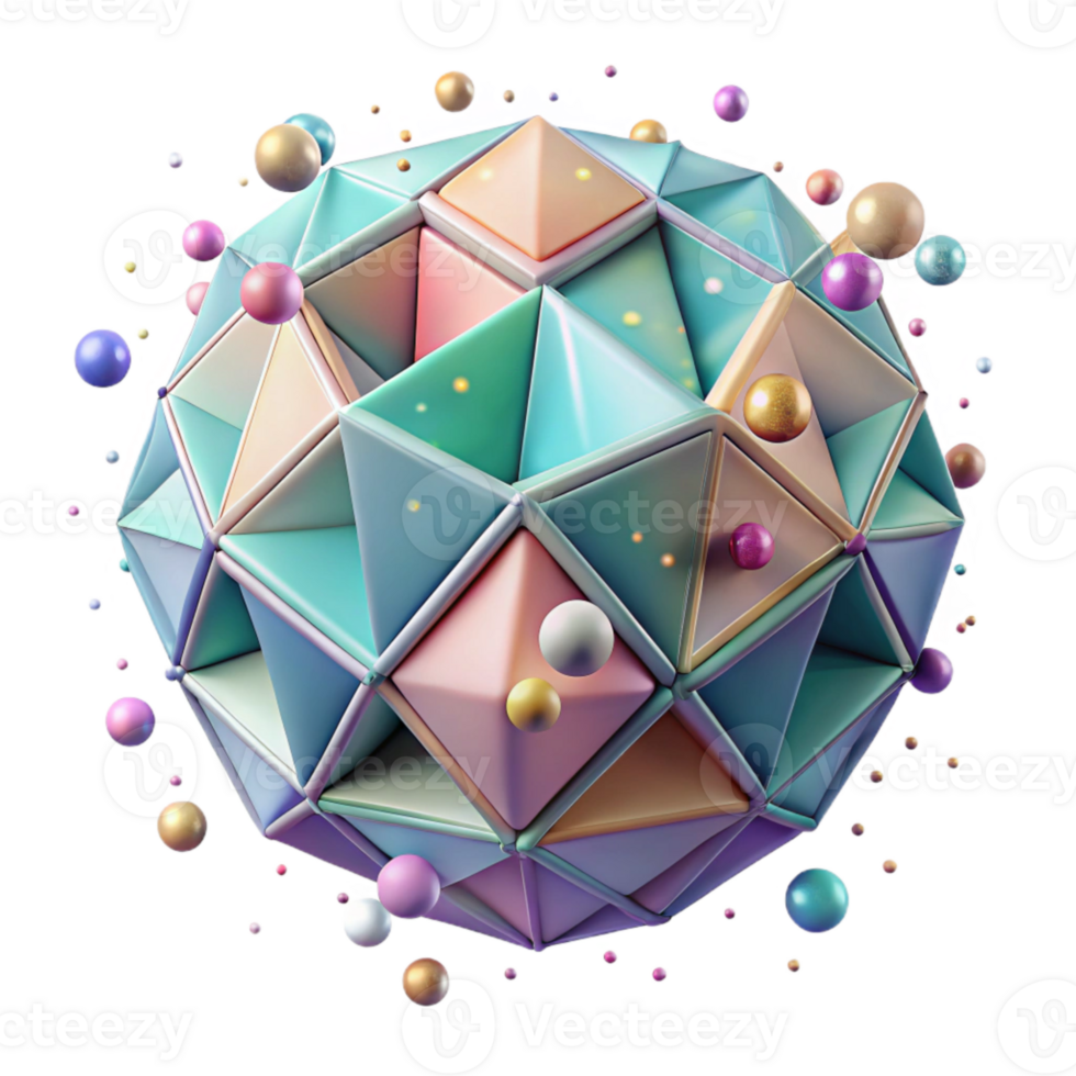 beautiful vintage Voronoi Texture Abstract Pattern Transparent Background authentic png