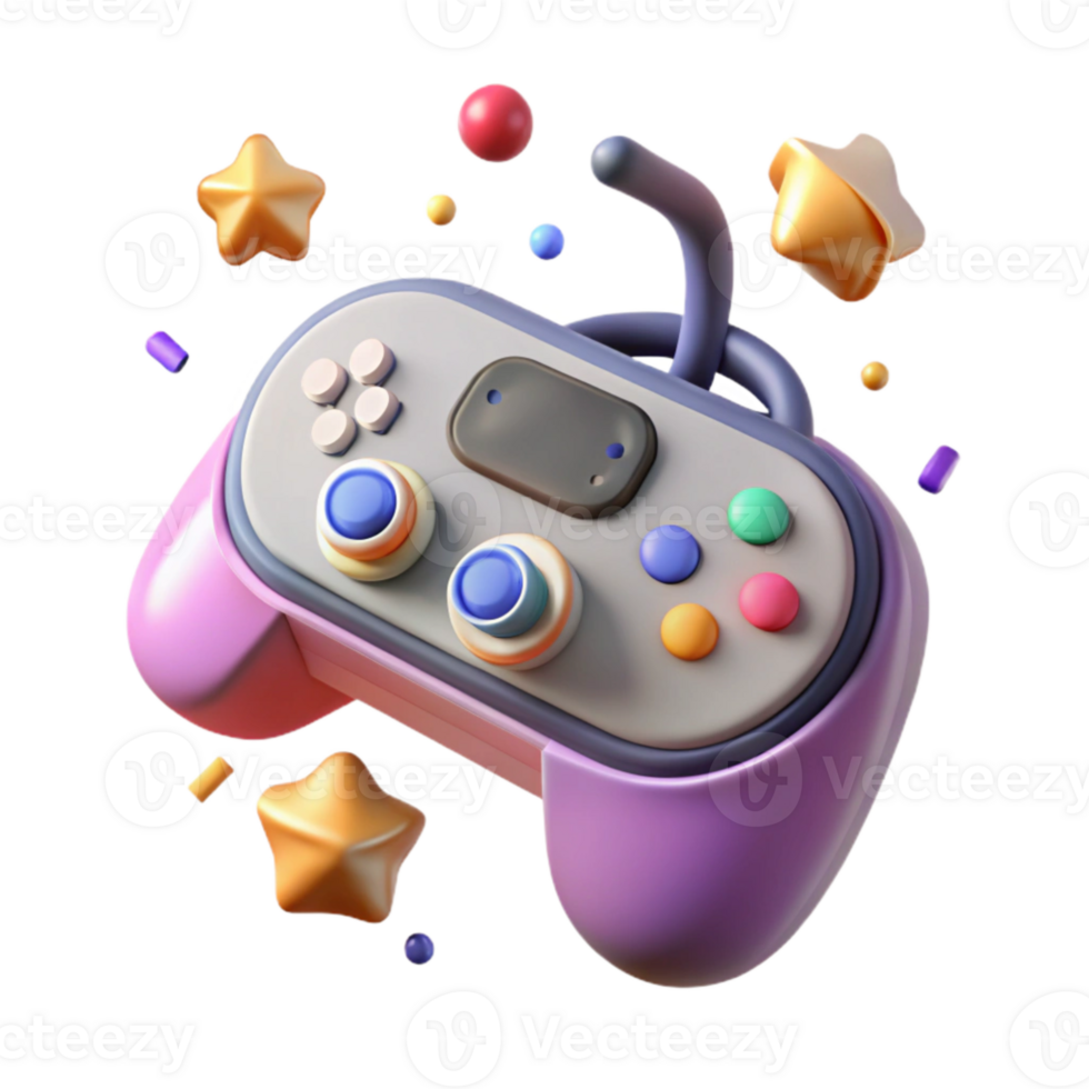 serene modern Vr Controller with Joystick Transparent for Game Controls png