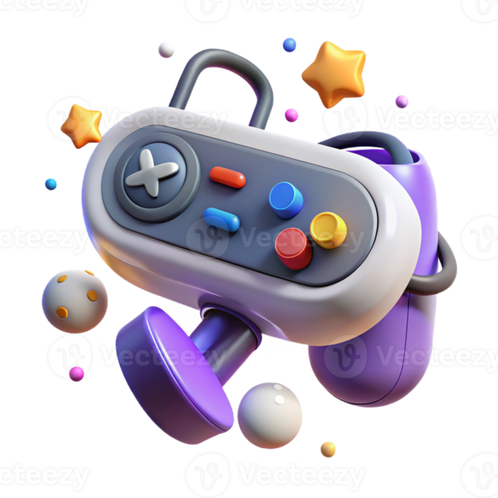 vibrant vintage Vr Controller with Trackpad Cutout for Game Navigation genuine png