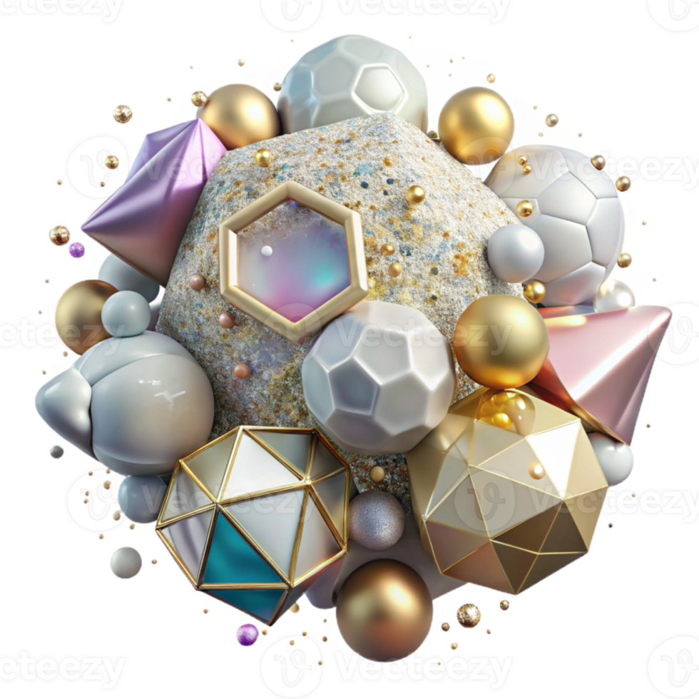 magnificent modern Voronoi Texture Overlay Transparent for Editing premium png