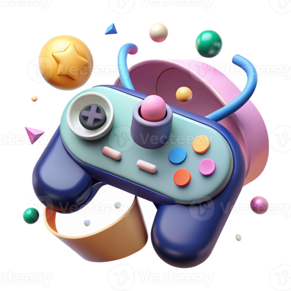 wonderful creative Vr Controller with Joystick Transparent for Game Controls high quality png