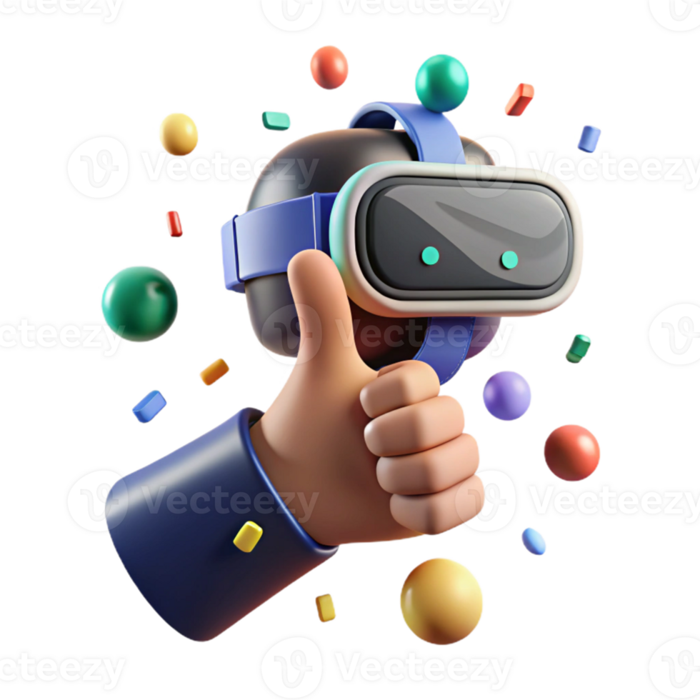 dramatic rustic Vr Hand Giving Thumbs Up Transparent for Positive Feedback premium png