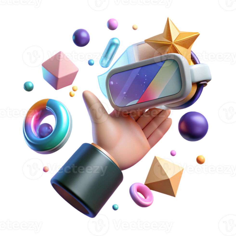 elegant modern Vr Hand Grabbing Object Transparent for Virtual Interactions high quality png