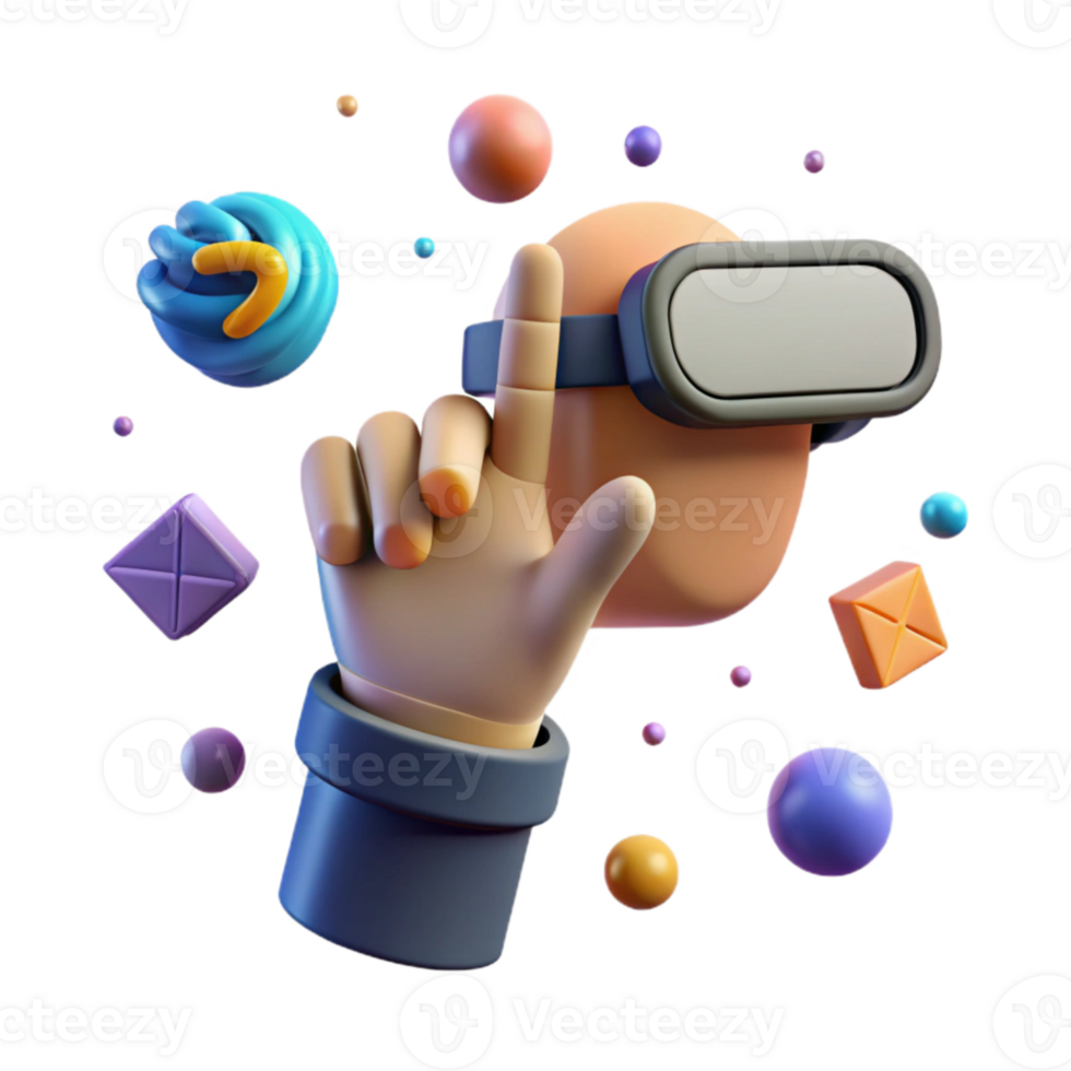 elegant rustic Vr Hand Pointing Gesture Transparent for Interactive Tutorials professional png