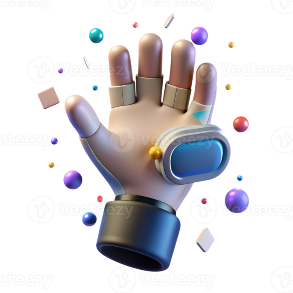 elegant minimalist Vr Hand Tracking Gesture Transparent for Interactive Media authentic png