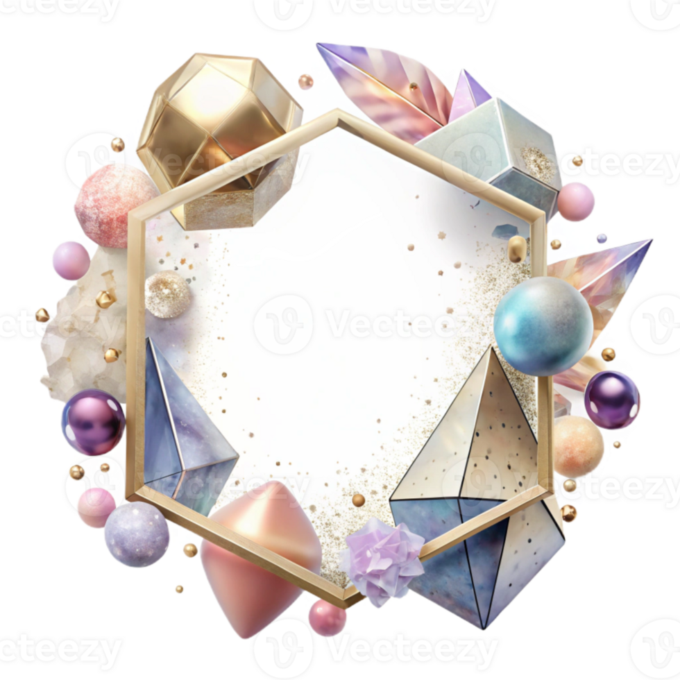 beautiful artistic Watercolor Border Frame Transparent for Invitations exclusive png