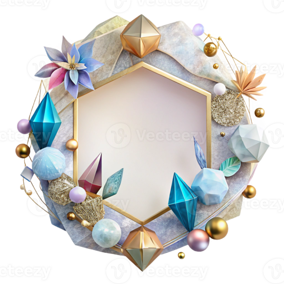 elegant rustic Watercolor Border Frame Decorative Cutout original png