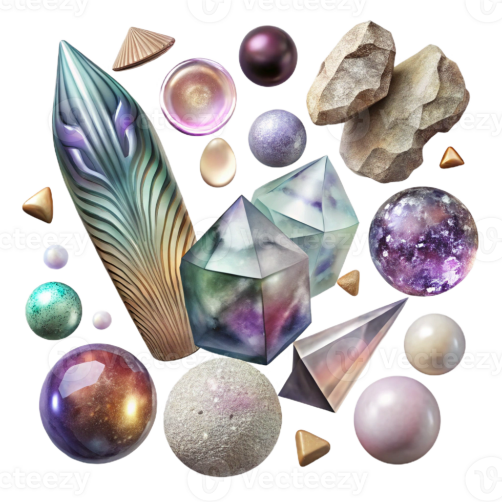 serene creative Watercolor Elements Collection Design Assets Transparent for Graphic Design authentic png