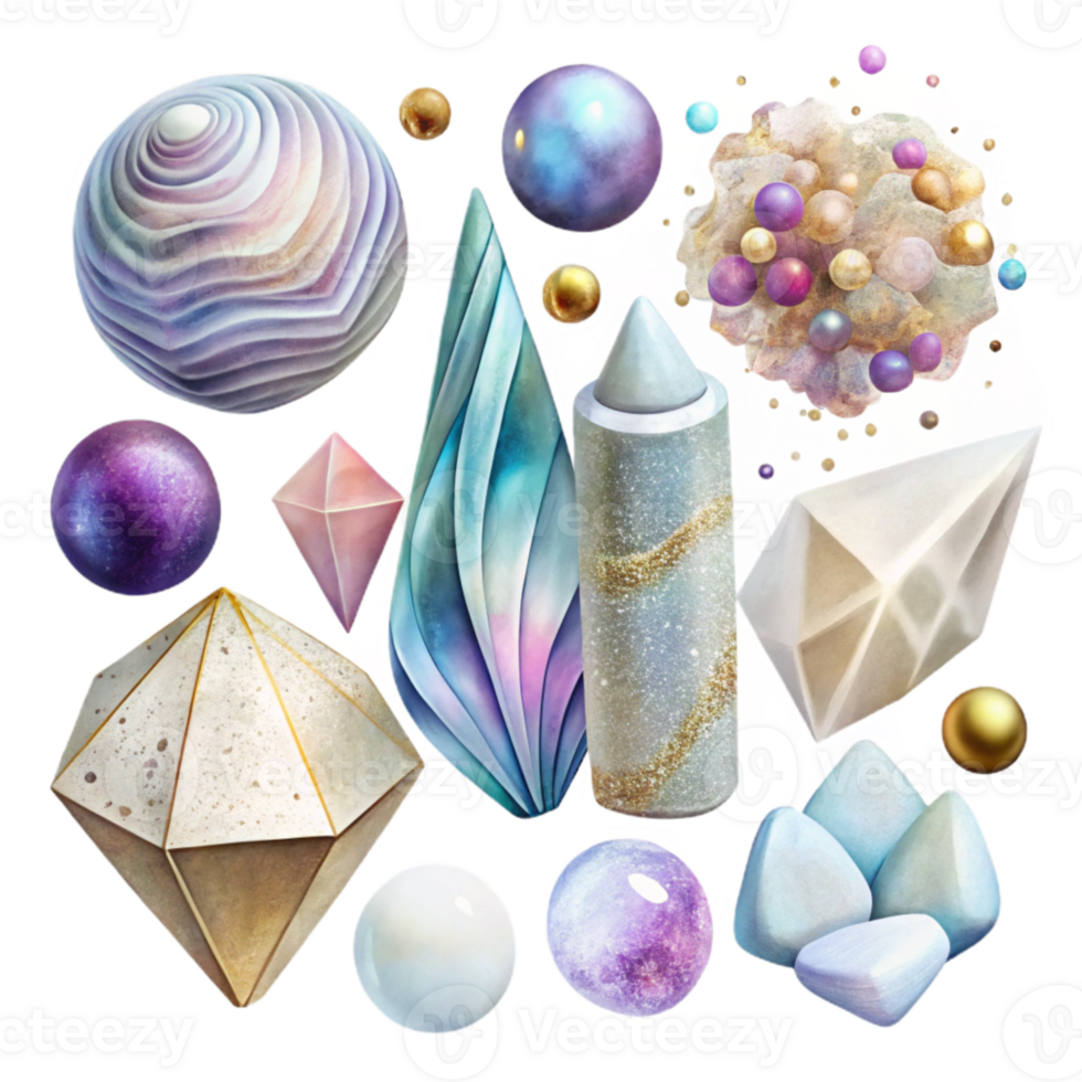 beautiful vintage Watercolor Elements Collection Design Assets Transparent for Graphic Design high resolution png