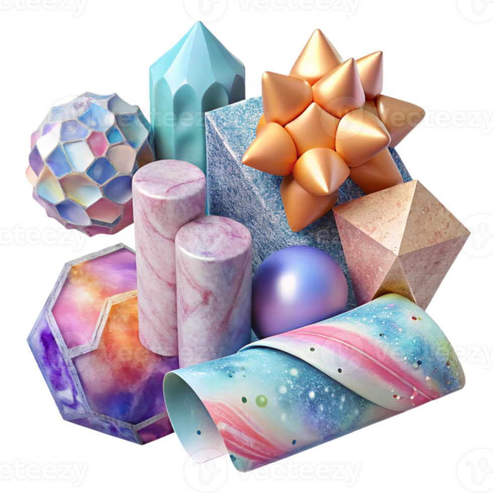 dramatic contemporary Watercolor Patterns Set Abstract Designs Transparent for Graphic Resources premium png