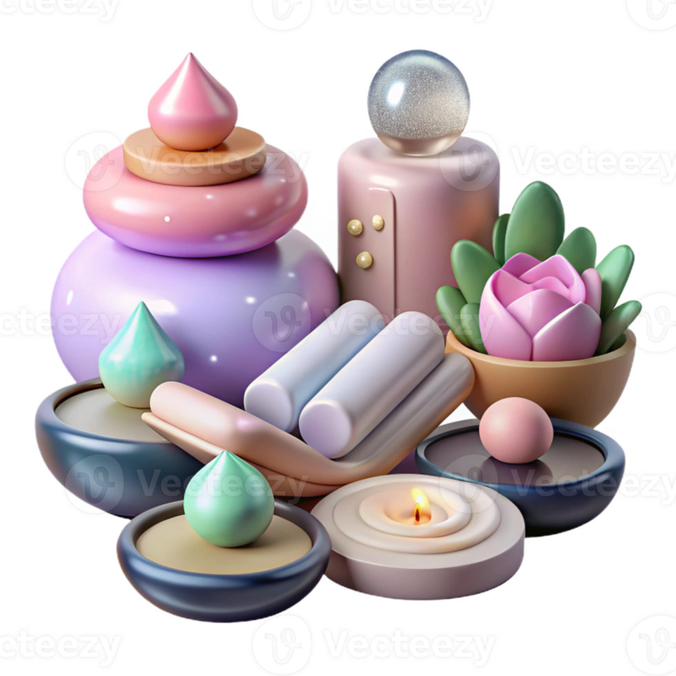 magnificent minimalist Wellness Icons Set Spa Treatments Transparent for Relaxation Techniques png