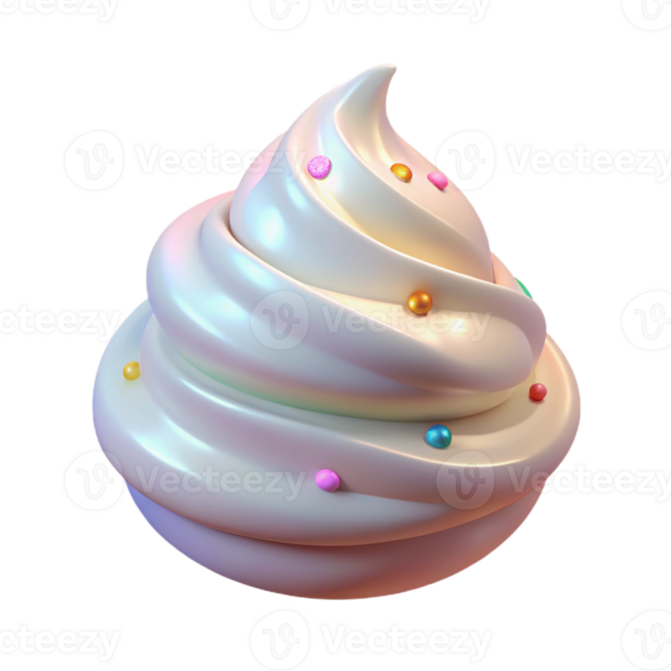 stunning creative Whipped Cream Dollop Isolated for Dessert Graphics genuine png