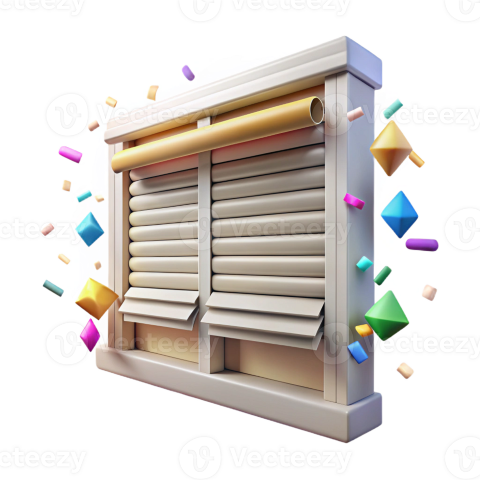 extraordinary modern Window Blinds Venetian Style Isolated Light Control authentic png