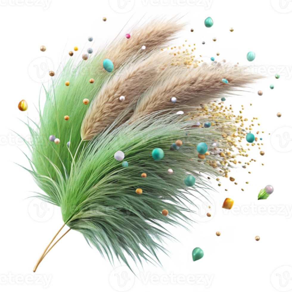 magnificent contemporary Windswept Grass Isolated for Dynamic Compositions detailed png