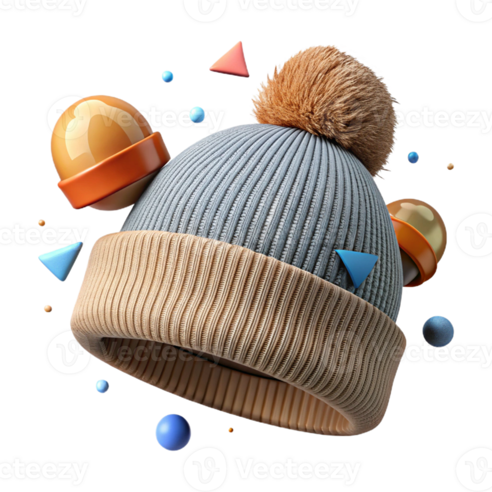 impressive abstract Winter Hat Warm Knitted Pom Pom Cutout for Cold Weather Accessories genuine png