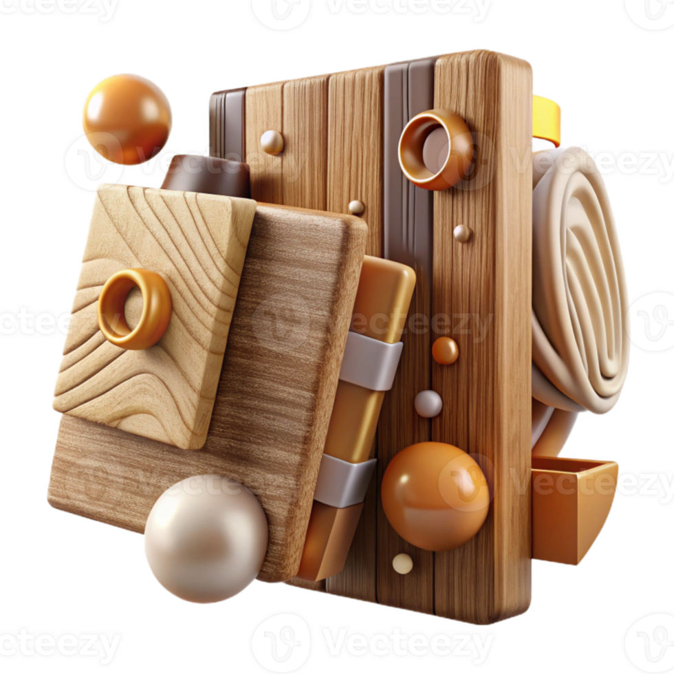 dramatic abstract Wood Texture Pack for Graphic Designers Versatile Cutout premium png