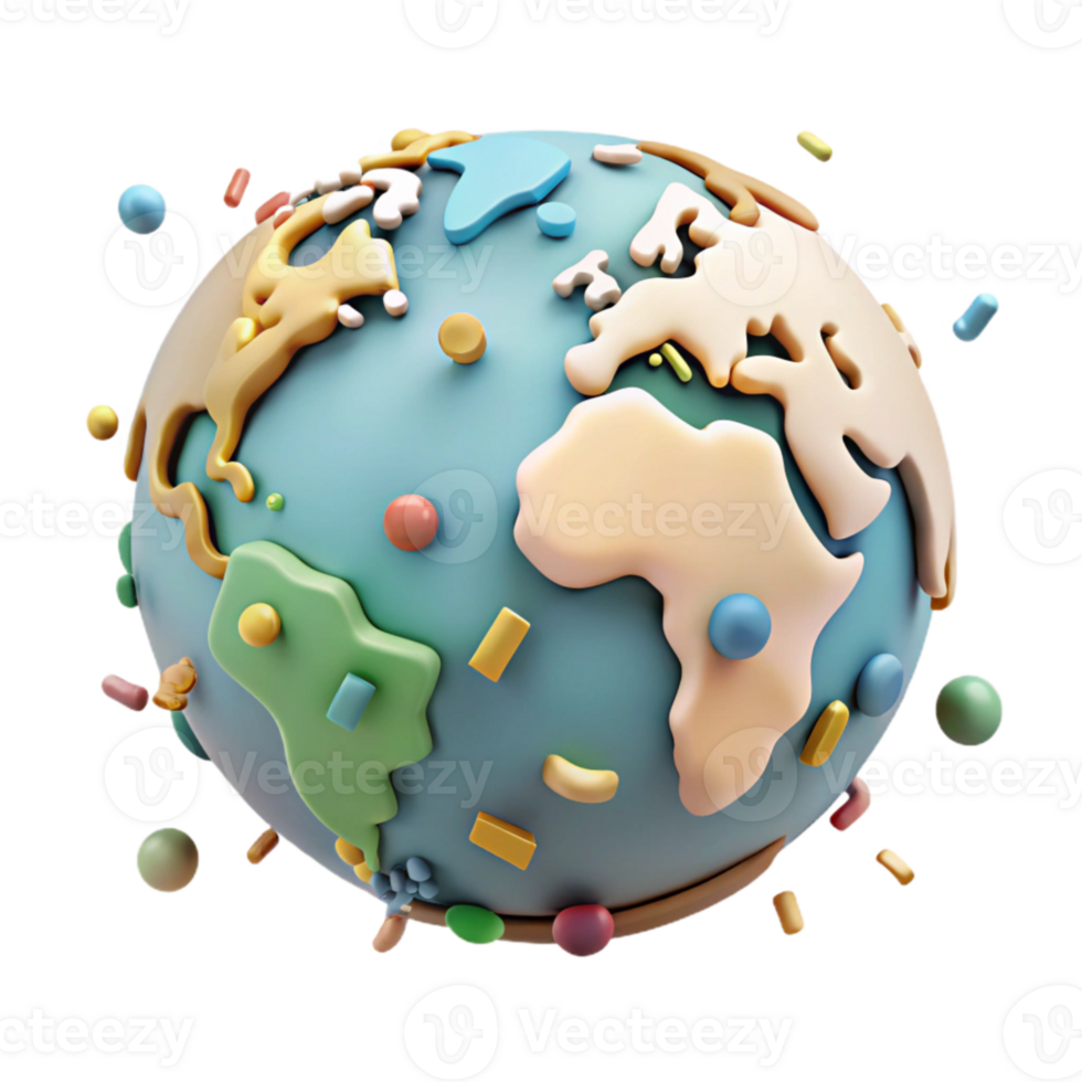 serene classic World Map Continents Outlines Cutout for Educational Graphics premium png