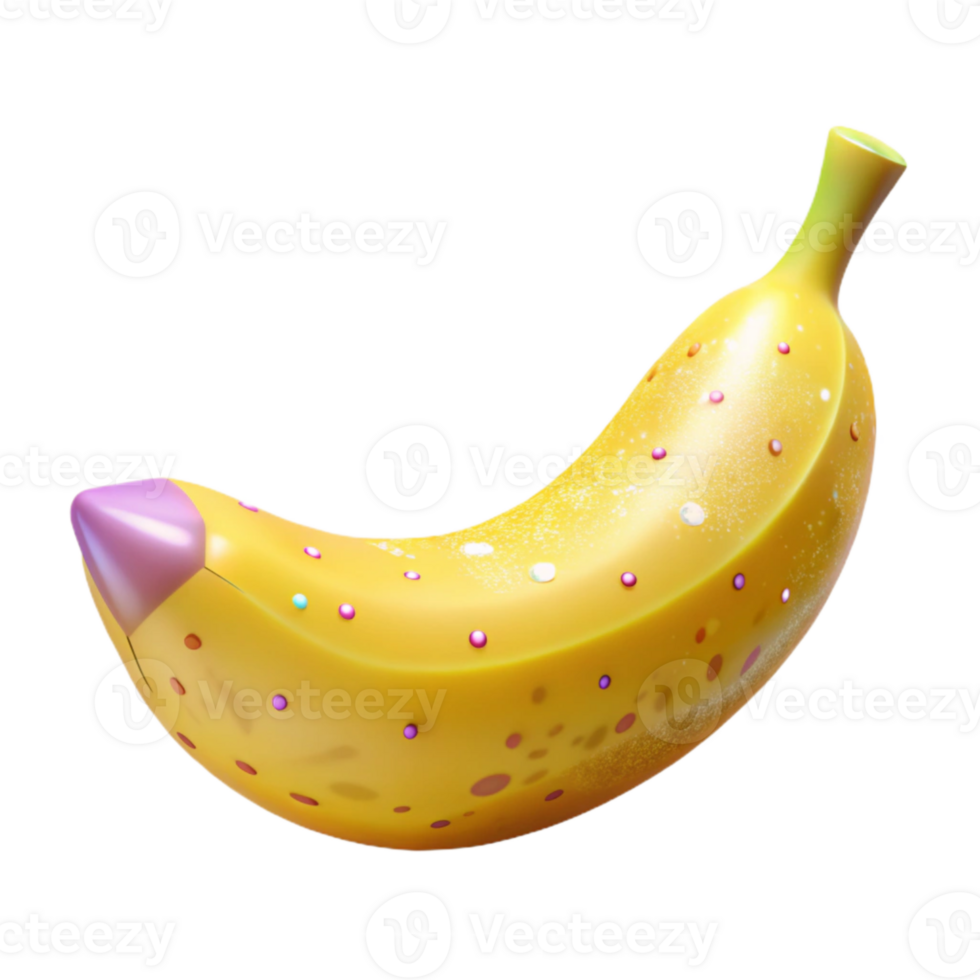 elegant classic Yellow Banana Fruit Tropical Produce Transparent for Smoothie Recipes high resolution png
