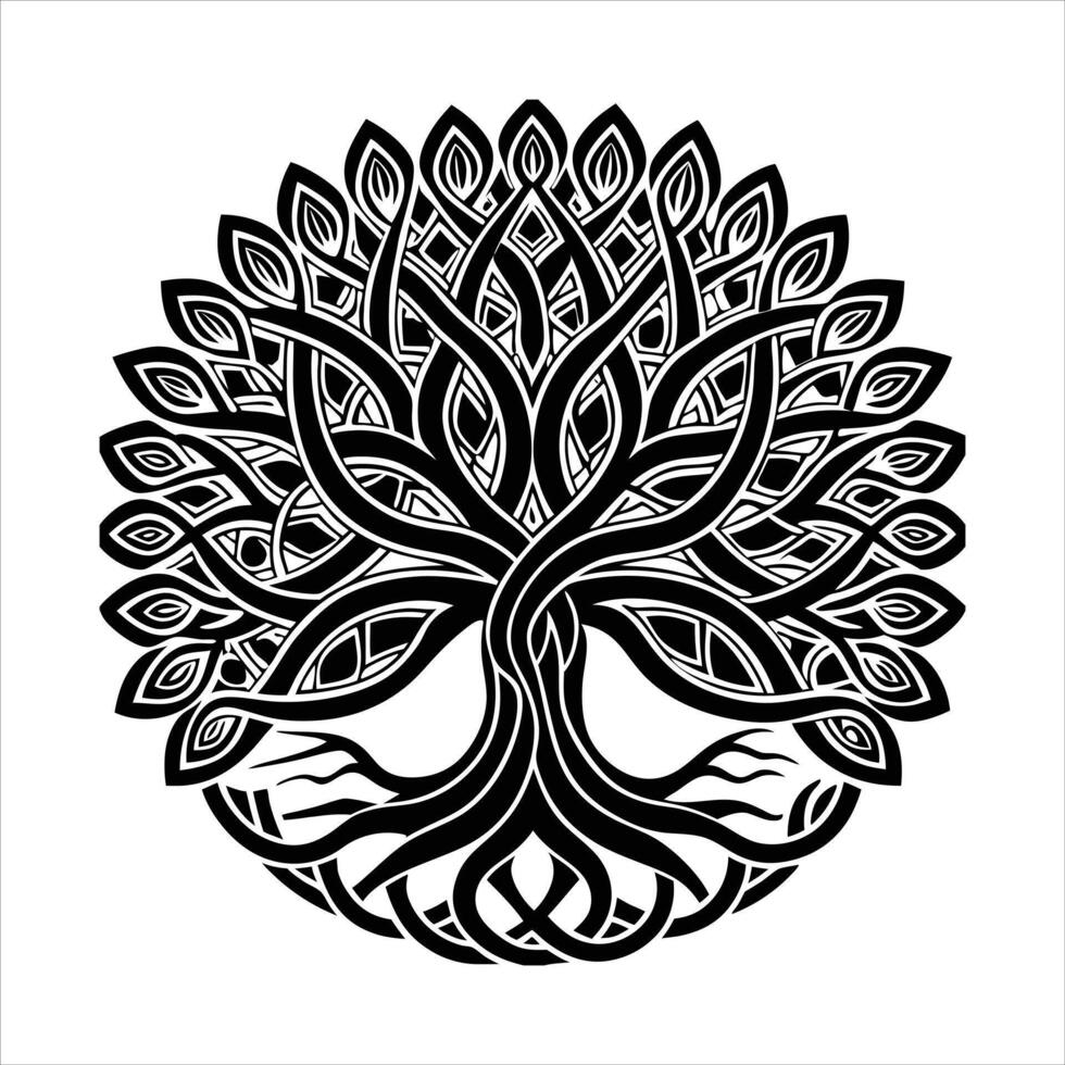 Celtic Tree Life vector