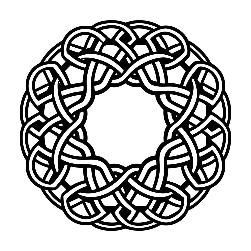 Celtic Knot Pattern Texture vector