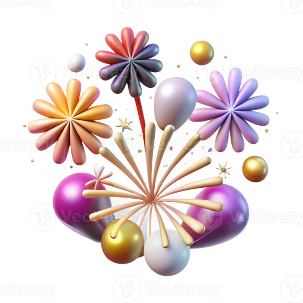 impressive traditional Fireworks Trails Isolated for Night Scene Backdrop png