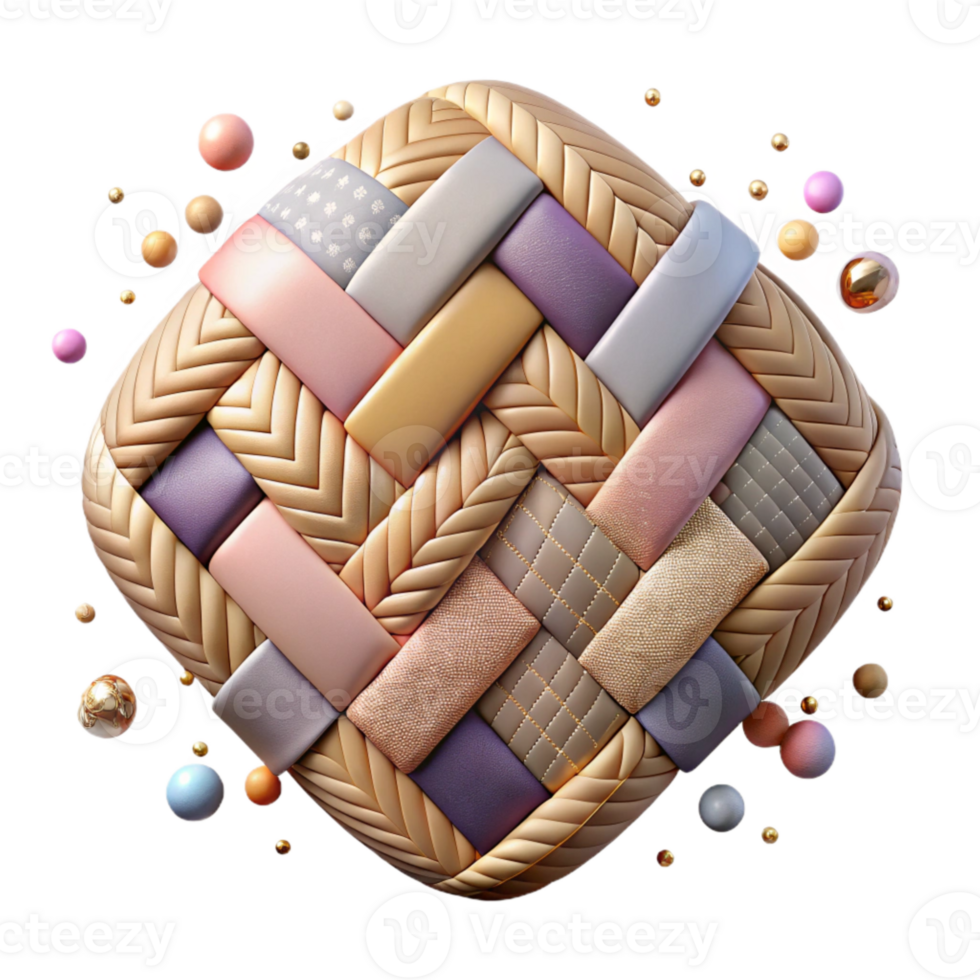stunning minimalist Herringbone Quilting Pattern Patchwork Design Isolated for Sewing Projects premium png