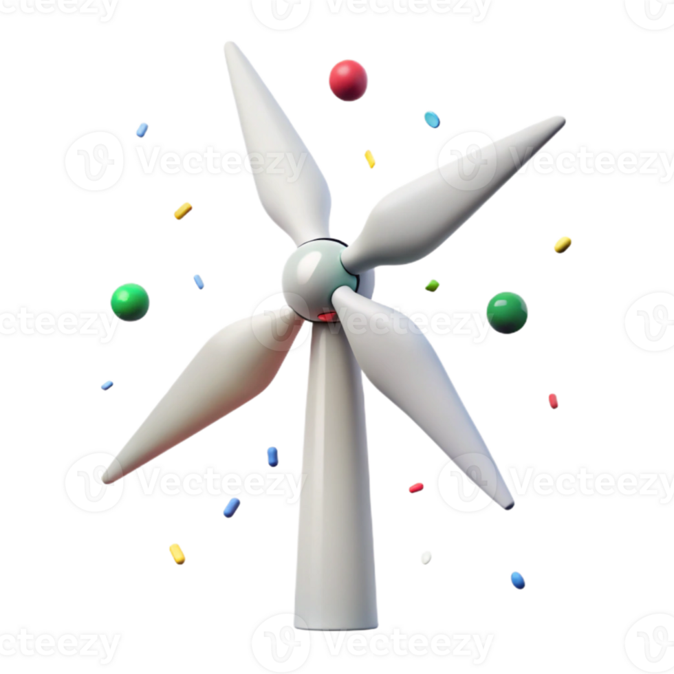 dramatic contemporary Wind Turbine Shadow Flicker Impact Study Cutout for Environmental Planning genuine png