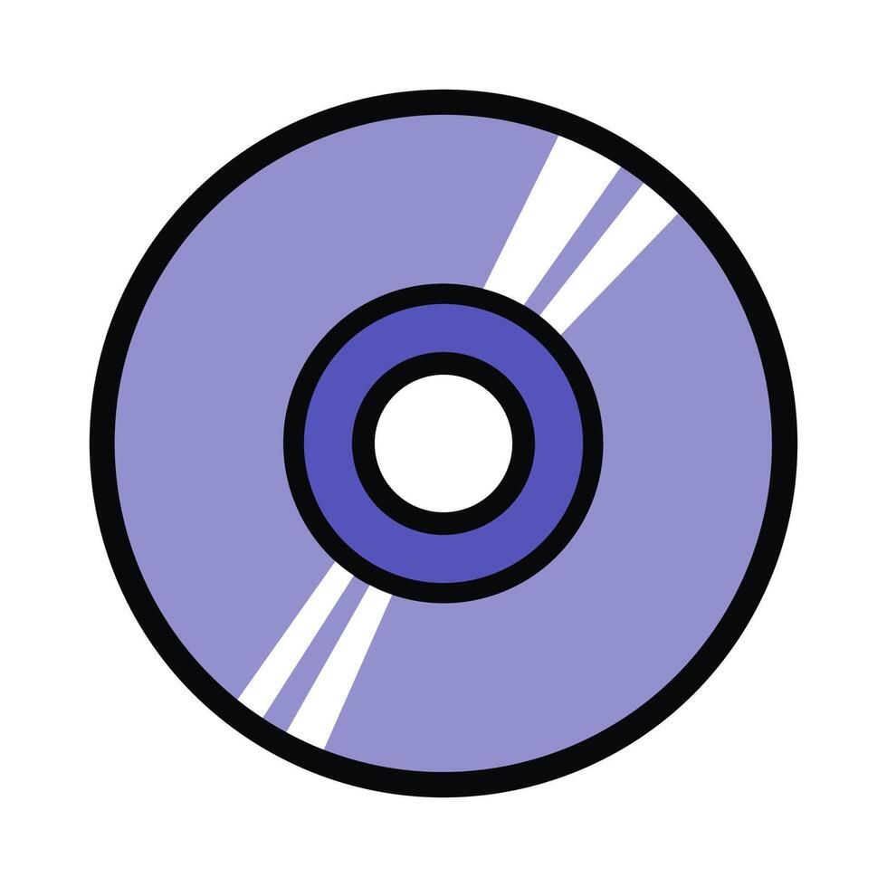 Illustration of a CD Disc design vector