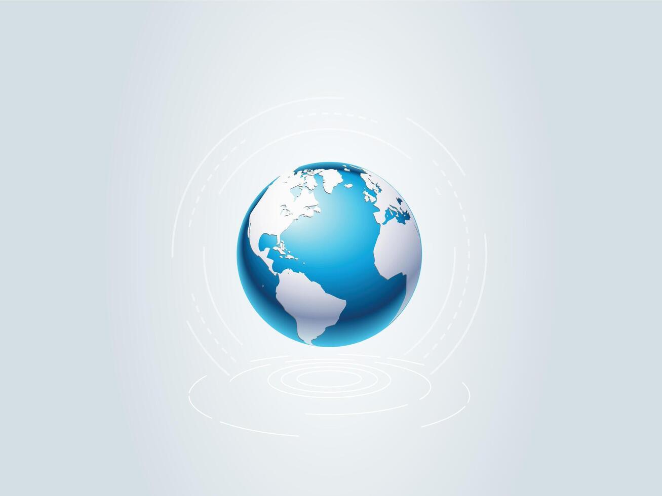 Create Spinning Earth planet grid black and white 3D line object. World rotation against mesh isolated clip art outline item. global communications. Sphere globe. Monochromatic spot illustration vector