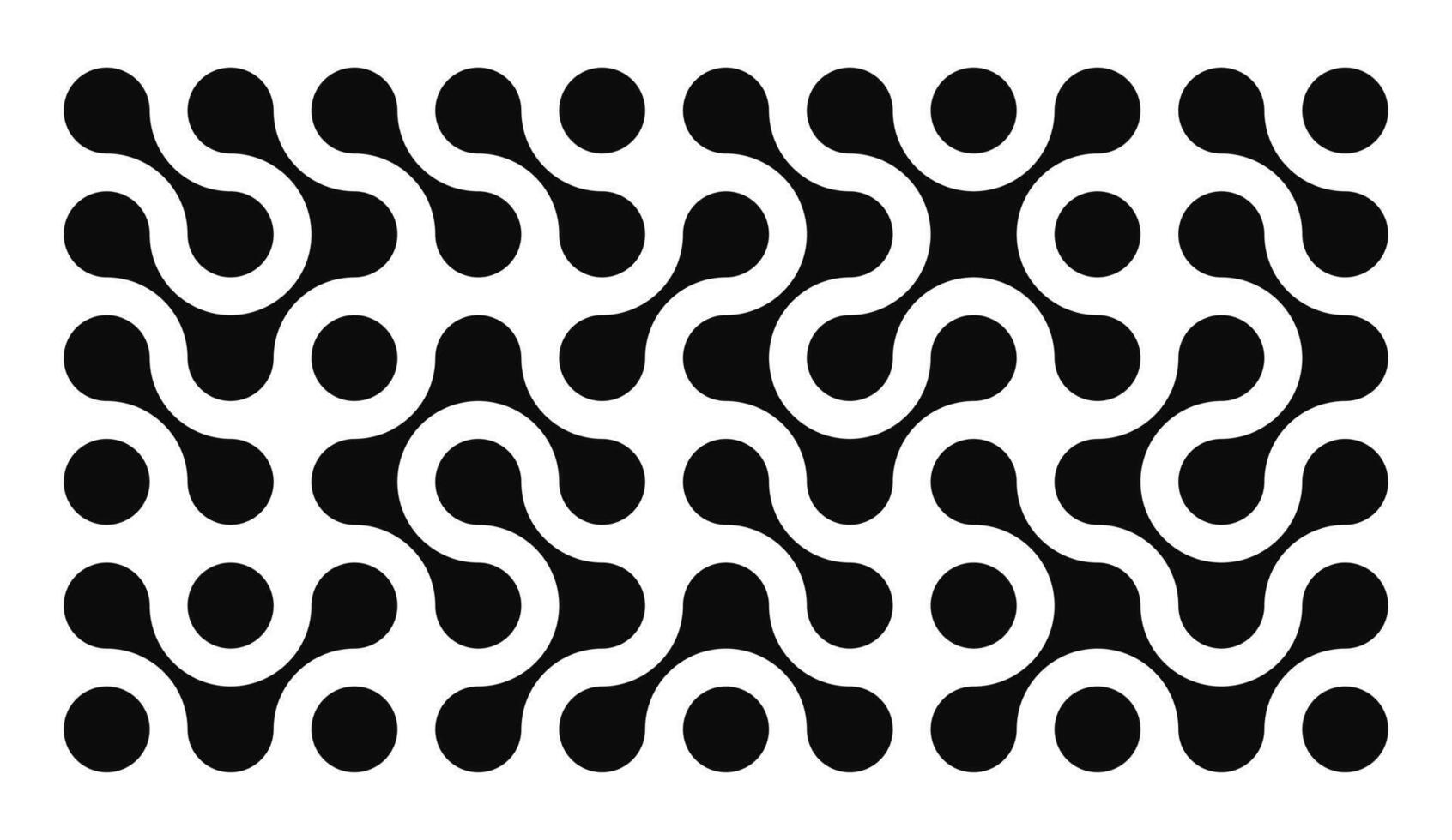 Set black metaballs isolated on a white background. Modern contemporary geometric shapes and elements vector