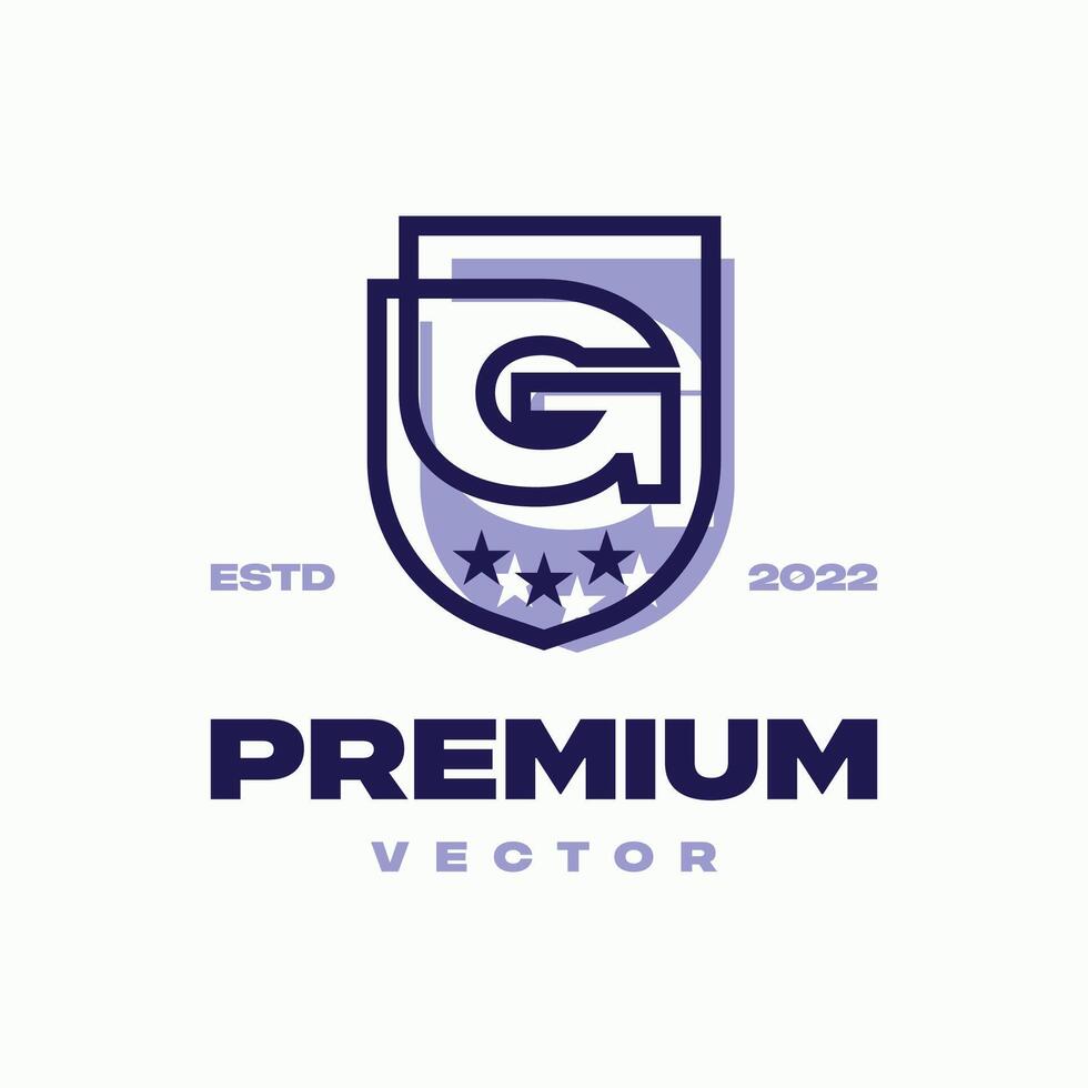 Alphabet G Shield Logo vector