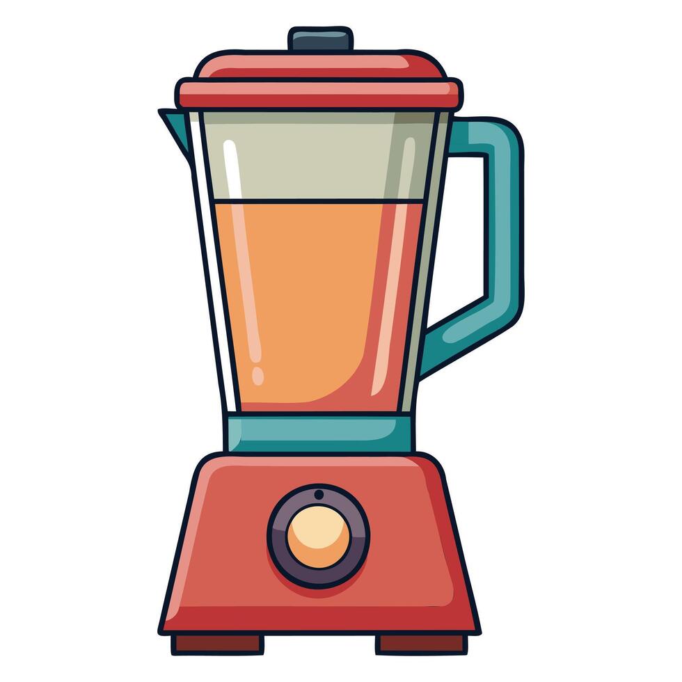 Modern Blender Design - Kitchen Appliance Illustration vector