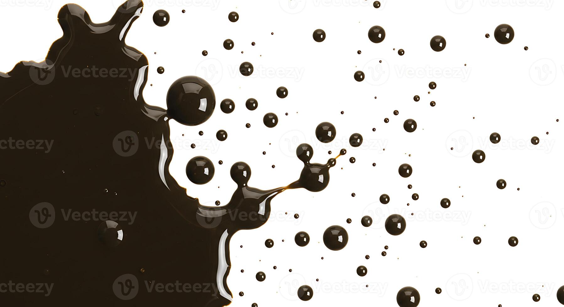 Dark Brown Liquid Splash Abstract Background Design Texture oil ink flow drops paint water image photo