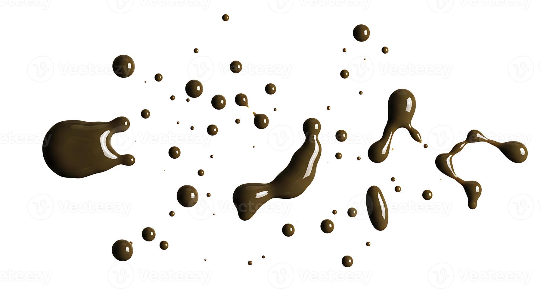 Brown Liquid Splashes Abstract Background Design Texture ink wet art drip dark high drops paint photo