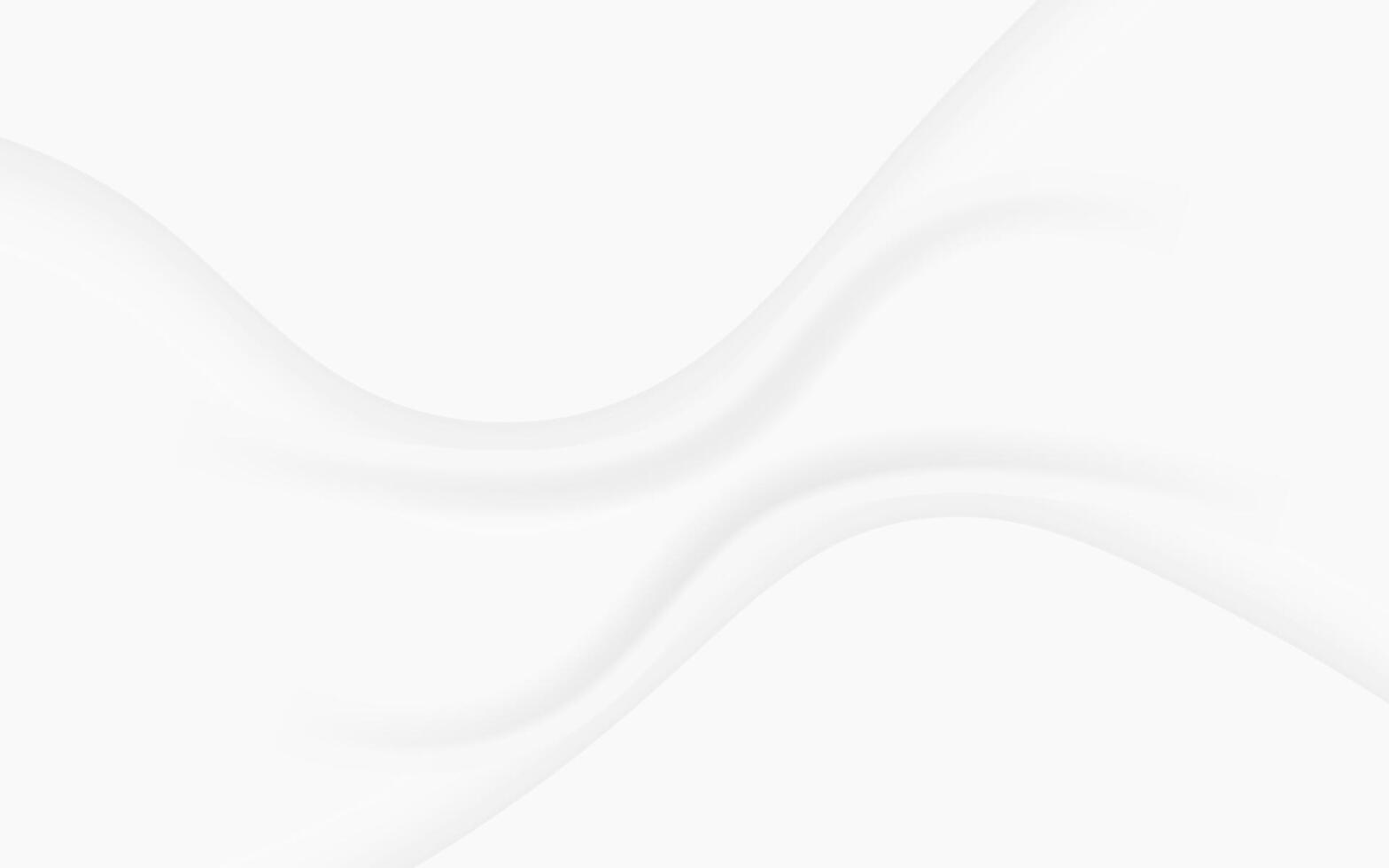 White silk fabric texture wave abstract background smooth soft elegant vector